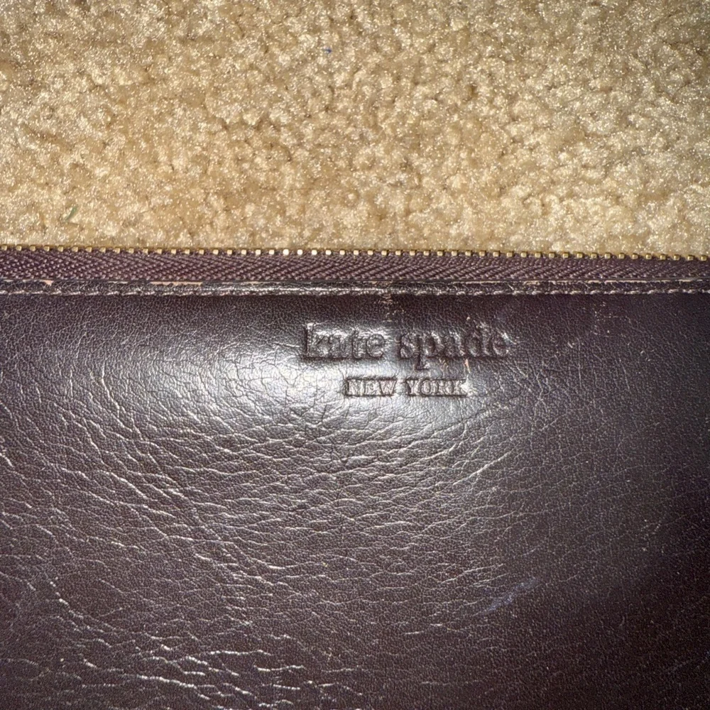 Kate Spade Chocolate Leather Accessory - Picture 2 of 7